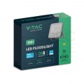 Naświetlacz, projektor LED SMD 50W 6750lm 4000K IP65 czarna barwa NW biała neutralna, przewód 1m V-TAC SAMSUNG VT-4455 5 LAT GWARANCJI