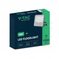 Naświetlacz, projektor LED SMD 50W 9250lm 6500K IP65 czarny barwa CW biała zimna V-TAC VT-4456-5 5 LAT GWARANCJI
