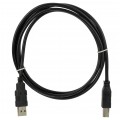 NEKU Kabel drukarkowy USB 2.0 A / B (wtyk / wtyk) czarny 1,8m