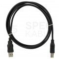 NEKU Kabel drukarkowy USB 2.0 A / B (wtyk / wtyk) czarny 1,8m