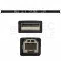 NEKU Kabel drukarkowy USB 2.0 A / B (wtyk / wtyk) czarny 3m