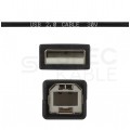 NEKU Kabel drukarkowy USB 2.0 A / B (wtyk / wtyk) czarny 3m