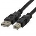 NEKU Kabel drukarkowy USB 2.0 A / B (wtyk / wtyk) czarny 3m