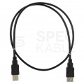 NEKU Kabel przedłużacz USB 2.0 A (wtyk / gniazdo) czarny 0,8m
