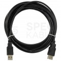 NEKU Kabel przedłużacz USB 2.0 A (wtyk / gniazdo) czarny 5m