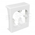 Nośnik osprzętu listwy do gniazdka podwójnego LE 60x20mm biały KOPOS