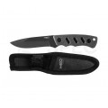 Nóż bushcraftowy ze stali nierdzewnej (rękojeść z powłoką gumową TPR) 165/94mm FULL TANG + etui NEO 63-106