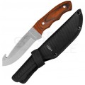 Nóż survivalowy ze stali nierdzewnej (rękojeść drewniana) 240/130mm FULL-TANG + etui NEO 63-116