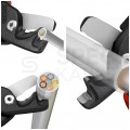 Nożyce do cięcia kabli miedzianych i aluminiowych 225mm stopniowane StepCut izolowane 1kV dla elektryka KNIPEX 95 18 225