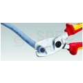 Nożyce do cięcia kabli miedzianych i aluminiowych (do 20mm / 70mm2) 200mm izolowane 1kV dla elektryka KNIPEX 95 16 200