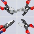 Nożyce do cięcia kabli miedzianych i aluminiowych (do 20mm / 70mm2) 200mm KNIPEX 95 12 200