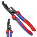 Nożyce do cięcia kabli miedzianych i aluminiowych (do 20mm / 70mm2) 200mm KNIPEX 95 12 200