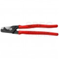 Nożyce do cięcia kabli miedzianych i aluminiowych (do 23mm / 120mm2) 225mm powlekane KNIPEX 95 11 225