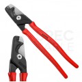 Nożyce do cięcia kabli miedzianych i aluminiowych (do 23mm / 120mm2) 225mm powlekane KNIPEX 95 11 225