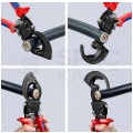 Nożyce zapadkowe do cięcia kabli miedzianych i aluminiowych (do 32mm / 240mm2) 250mm KNIPEX 95 31 250