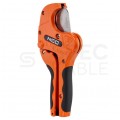 Obcinak do rur karbowanych i peszli z tworzywa sztucznego 0-42mm z mechanizmem zapadkowym NEO 02-020