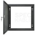 Obudowa metalowa do instalacji CATV 500x500x200mm czarna natynkowa