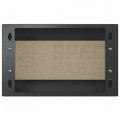 Obudowa metalowa szafka TPR-1M CATV 240x150x50mm czarna natynkowa
