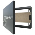 Obudowa metalowa szafka TPR-1M CATV 240x150x50mm czarna natynkowa