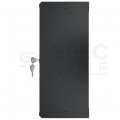 Obudowa metalowa szafka TPR-6 CATV 540x420x180mm czarna natynkowa