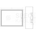 Obudowa metalowa szafka TPR-6 CATV 540x420x180mm natynkowa