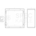 Obudowa metalowa szafka TPR-7 CATV 500x500x200mm natynkowa