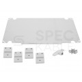 Obudowa plastikowa skrzynka hermetyczna, drzwi transparentne ABS 250x350x150mm IP65