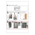 Obudowa plastikowa skrzynka hermetyczna, drzwi transparentne ABS 350x250x150mm IP65