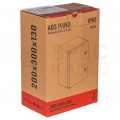 Obudowa plastikowa skrzynka hermetyczna natynkowa ABS 300x200x130mm IP65 NEKU