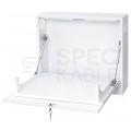Obudowa RACK 19" 2U 130mm pionowa biała