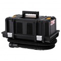 Odkurzacz akumulatorowy FLEXVOLT 54V + 2x akumulator Li-Ion 6.0Ah (18V) 2.0Ah (54V) FLEXVOLT + ładowarka 8A 12-54V klasa M do pracy na mokro i sucho ze zbiornikiem 7.5L w zestawie z akcesoriami DCV586MT2 TSTAK DeWALT