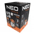 Odkurzacz przemysłowy sieciowy 230V 1400W do pracy na mokro i sucho ze zbiornikiem 30L w zestawie z akcesoriami NEO 04-738