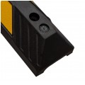 Ogranicznik parkingowy 550mm, separator gumowy, odbojnik czarno żółty