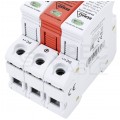 Ogranicznik przepięć SPD DC 1000V C (Typ 2) 3P 20kA/40kA fotowoltaiczny warystorowo-iskiernikowy VCX MOV+GDT+MOV