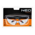 Okulary ochronne poliwęglanowe białe soczewki NEO 97-500
