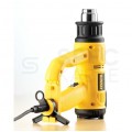 Opalarka sieciowa 230V 2000W, 1 bieg (650l/minn), zakresie temperatur (50-600°C ) wyświetlacz LED, w zestawie z akcesoriami D26414 DeWALT