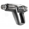 Opalarka sieciowa 230V 2000W, 3 biegi (I: 300l/min; II: 150l/min; III:500l/min), zakresie temperatur (I: 25°C, II: 350°C III: 550°C) w zestawie z akcesoriami i walizką GRAPHITE 59G522