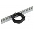 Opaska rzepowa z otworem RACK 200mm do organizacji kabli