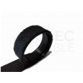 Opaski rzepowe 20x125mm BTB Straps czarne 10szt. do organizacji kabli