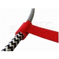 Opaski rzepowe 20x125mm BTB Straps czerwone 10szt. do organizacji kabli