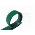 Opaski rzepowe 20x125mm BTB Straps zielone 10szt. do organizacji kabli