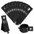Opaski rzepowe 50x400mm GAP STRAP HEAVY DUTY do organizacji kabli i narzędzi BLISTER 10szt.