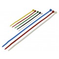 Opaski zaciskowe kablowe 2,5x100mm MIX kolorów 150szt. + 3,5x200mm MIX kolorów 150szt