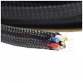Oplot poliestrowy fi: 6mm (3,2-10mm) odporny na temperaturę pracy do 125°C czarny JDD