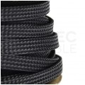 Oplot poliestrowy fi: 6mm (3,2-10mm) odporny na temperaturę pracy do 125°C czarny JDD