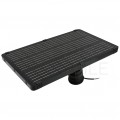 Oprawa, lampa hybrydowa uliczna LED 40W 6600lm barwa 3000K ciepła / 4000K neutralna IP65 czarna czujnik PIR LUXMENA