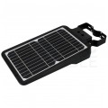 Oprawa, lampa solarna uliczna LED SOLGER 15W 1600lm 4000K IP65 czarna barwa NW biała neutralna czujnik PIR BEMKO
