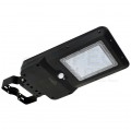 Oprawa, lampa solarna uliczna LED SOLGER 25W 3000lm 4000K IP65 czarna barwa NW biała neutralna czujnik PIR BEMKO