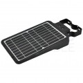 Oprawa, lampa solarna uliczna LED SOLGER 25W 3000lm 4000K IP65 czarna barwa NW biała neutralna czujnik PIR BEMKO
