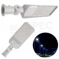 Oprawa, lampa uliczna LED SMD 50W 5000lm 4000K IP68 szara z regulowanym uchwytem NW IK08 V-TAC SAMSUNG VT-59ST 5 LAT GWARANCJI